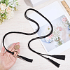 Handmade Imitation Leather Braided Rope Tie Belts AJEW-WH20006-398A-3
