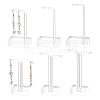   2Sets 2 Style T Bar Earring Acrylic Displays Sets EDIS-PH0001-08-1