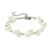 Acrylic & ABS Plastic Imitation Pearl Beaded Bracelets for Women BJEW-JB11477-2