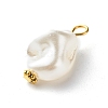 ABS Plastic Imitation Pearl Pendants PALLOY-JF00835-5