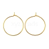 Brass Wine Glass Charm Rings Hoop Earrings X-EC067-2G-3