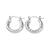 304 Stainless Steel Hoop Earrings STAS-Z052-11P-1