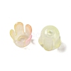 Transparent Acrylic Beads Caps OACR-B022-01F-2