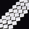 ABS Plastic Imitation Pearl Beads Strands KY-N015-03-B01-1