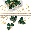 DIY Clover Pendant Jewelry Sets Making Kit DIY-YW0005-05G-4