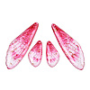 Transparent Resin Wing Earrings Pendants FIND-TAC0006-60B-1