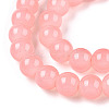 Baking Painted Imitation Jade Glass Round Bead Strands DGLA-Q021-10mm-03-3