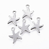 Tarnish Resistant 304 Stainless Steel Charms STAS-K154-22P-1