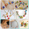 3 Strands Handmade Millefiori Glass Round Bead Strands LAMP-LT0001-16C-5