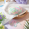 Light Gradient Segment Dyed Polyester Yarn DIY-TADJ0002-005F-6