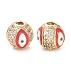 Brass Micro Pave Cubic Zirconia Charms ZIRC-A019-16G-A04-1