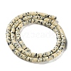 Imitation Dalmatian Handmade Porcelain Beads Strands PORC-H011-04-3