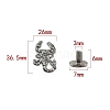 Zinc Alloy Decorative Buttons PW-WG6A501-16-1