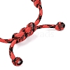 7 Inner Cores Polyester & Spandex Cord Braided Bracelets for Men Women BJEW-JB12571-01-4
