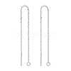 925 Sterling Silver Ear Stud Findings STER-I014-04S-1