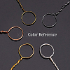 Round Copper Wire for Jewelry Making CWIR-BC0004-0.15mm-02-6