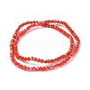 Electroplate Opaque Glass Beads Strands EGLA-A034-P4mm-H16-2