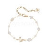 Handmade Glass & Opalite Nuggets Beads Necklaces BJEW-JB12461-03-2