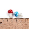 Mushroom Handmade Lampwork Beads Strands LAMP-R116-03-3