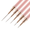 5Pcs Plastic Nail Art Line Brush AJEW-WH20816-069A-4