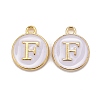 Golden Plated Alloy Charms ENAM-S118-01F-1