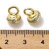 Brass Micro Pave Cubic Zirconia Cup Pearl Peg Bails Pin Pendants KK-S397-05A-3