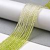 Transparent Gradient Color Glass Beads Strands GLAA-G101-2mm-13-4