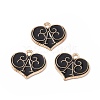 Alloy Enamel Pendants ENAM-H039-03G-A-3