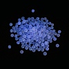 Luminous Glow in the Dark Transparent Glass Round Beads GLAA-F124-B01-2