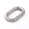 Electroplated Alloy Keychain Clasps PALLOY-G260-01P-2