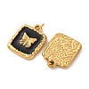 304 Stainless Steel Enamel Pendants STAS-U061-37G-A02-2