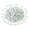 White Opaque Acrylic Beads MACR-YW0001-20F-1