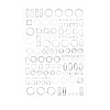 Laser Hot Stamping Nail Art Stickers Decals MRMJ-R088-33-R082-01-1