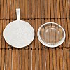 25mm Transparent Clear Domed Glass Cabochon Cover for Photo Pendant Making TIBEP-X0008-FF-5