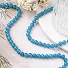 Natural White Jade Beads Strands X-G-G051-R1-6mm-6