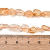 Natural Citrine Beads Strands G-F575-12-5
