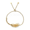 Adjustable 304 Stainless Steel Macrame Pouch Bracelet Making for Stone Holder AJEW-JB01191-01-2