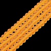 Transparent Glass Beads Strands X-EGLA-A034-T6mm-MD05-2