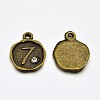 Antique Bronze Plated Alloy Rhinestone Charms LS-ALRI-J153-07-NF-1