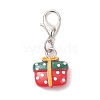 Christmas Resin Pendant Decorations HJEW-JM04299-4
