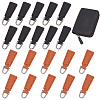 20Pcs 2 Colors PU Leather Zipper Puller FIND-GO0002-92-1