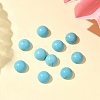 Craft Findings Dyed Synthetic Turquoise Gemstone Flat Back Dome Cabochons TURQ-S266-6mm-01-5