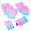 100Pcs 4 Styles PET Zipper Bags OPP-TA0001-19B-3