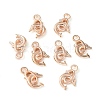 Alloy Dolphin Pendants LS-TIBEP-20596-RG-NR-2