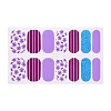 Fruit Floral Leopard Print Full Wrap Nail Polish Stickers MRMJ-T078-ZA039-1