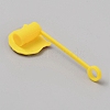 PVC & Silicone Dustproof Straw Cap AJEW-CJC0007-02B-2