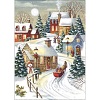 DIY Christmas Theme Rectangle Diamond Painting Kit XMAS-PW0001-154-02-1