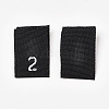 Polyester Clothing Label LS-FIND-WH0030-01-2