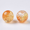 Transparent Crackle Acrylic Beads LS-CACR-N002-08-2