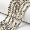 Electroplate Opaque Glass Beads Strands LS-EGLA-A034-P4mm-S17-1